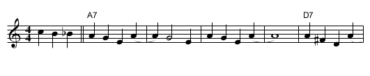 Alabama Jubilee - staff notation