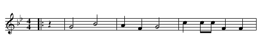 Alasdair an Duin - staff notation