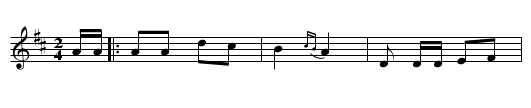 Albaniña (Romance) - staff notation