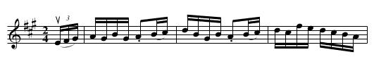 Albemarle -- Hornpipe - staff notation