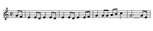 Albert Downey Two-Step - staff notation