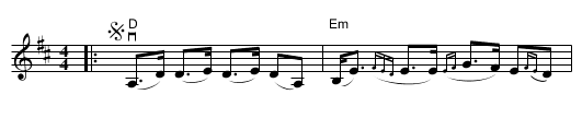 Aldavaloch - staff notation
