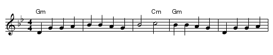 Ale Brider - staff notation