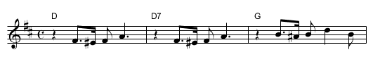 Alexander's Rag Time Band - staff notation