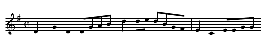 Alexander's Reel - staff notation