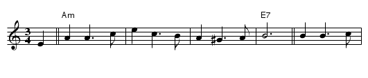 Alexandrovsky - staff notation