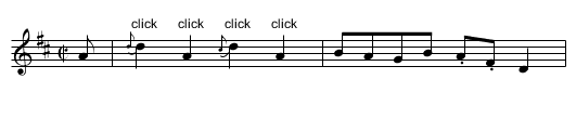 Alford Weaver, The - staff notation