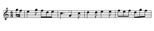 ALGERINE SETT (tune 2) - staff notation