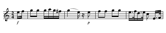 ALGERINE SETT (tune 4) - staff notation