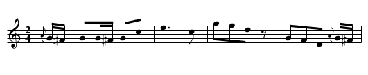ALGERINE SETT (tune 5) - staff notation