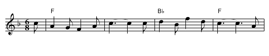 Alice's Reverie - staff notation