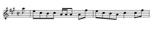 Alick C. McGregor - staff notation