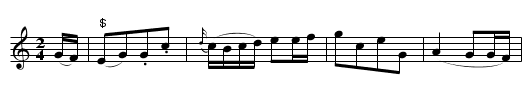 ALINE,L'. CJF.003 - staff notation