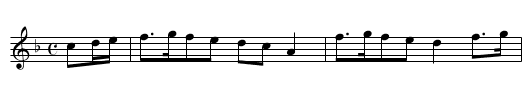 All Alone - staff notation