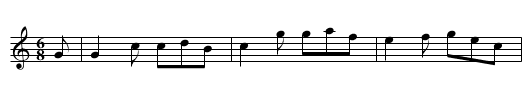All Chassez - staff notation