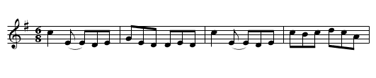 All Covered With Moss (jig)   0782 - staff notation