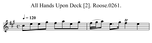 All Hands Upon Deck [2]. Roose.0261. - staff notation