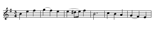All in the Douns. - staff notation