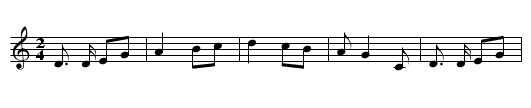 All Round My Hat - staff notation