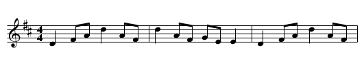 All Round the Room - staff notation