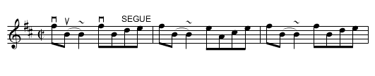 All the Go -- Reel - staff notation