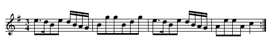 All The Night I Lay Awake - staff notation