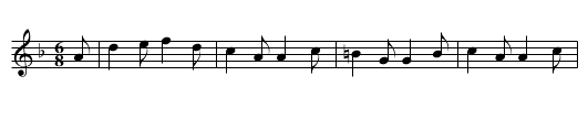 All the Way to Galway - staff notation
