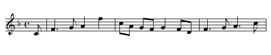 Allan Water - staff notation