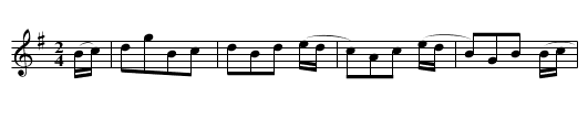 Alleghany Gallop - staff notation