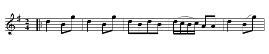 Allegretto - staff notation