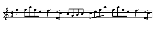 Allegro - staff notation