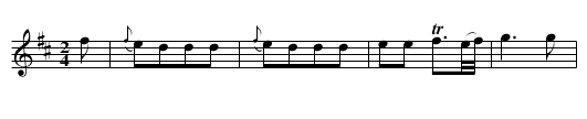 Allegro - staff notation