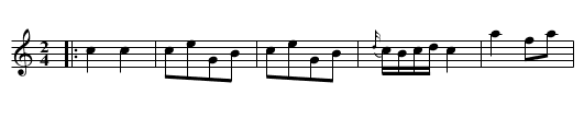 Allegro - staff notation
