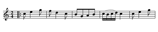 Allegro - staff notation