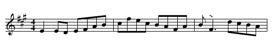 Alley Bennett - staff notation