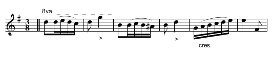 ALL'IDEA WALTZ - staff notation