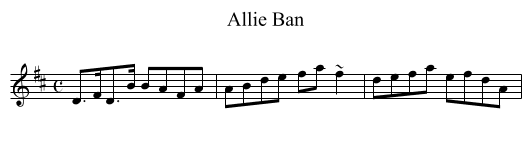 Allie Ban - staff notation