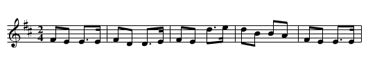 Allistrum's Polka - staff notation