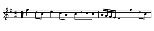 All's Well - staff notation