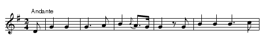All's Well.Primo. JMT084 - staff notation