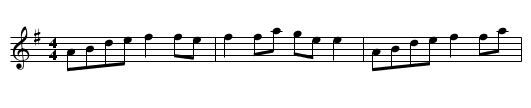 Ally Croaker. JB.61 - staff notation