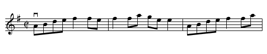 ALLY CROAKER'S FAVORITE -- REEL - staff notation