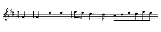 Almer (4.) - staff notation