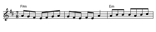 Almino Oro - staff notation