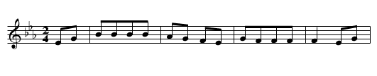 ALS DIE WUNDERSCHOENE ANNA - staff notation