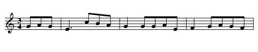 Als Gott den Adam hat erschaff'n, S. 43 - staff notation