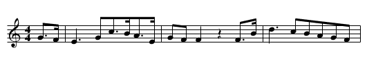 ALS ICH DICH ZUM ERSTENMAL ERBLICKTE - staff notation