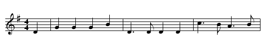 ALS JUENGSTENS HERR MERKURIUS - staff notation