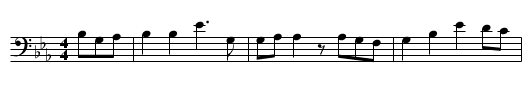 ALS KAISER KARL IM WEITEN ZUGE - staff notation