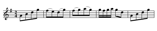 Alt - Hollaendisch - staff notation